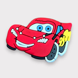 Smiling Lightning MqQueen Croc Charm