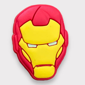 Iron Man Face Croc Charm
