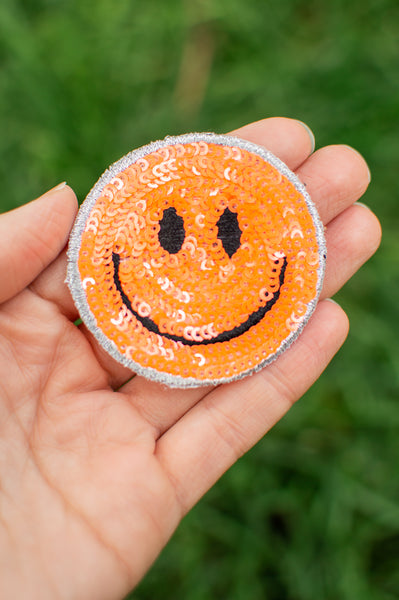 Sequin Smile Iron on Patch | Multiple Colors