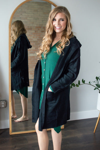 Hooded Cardigan | 3 Colors